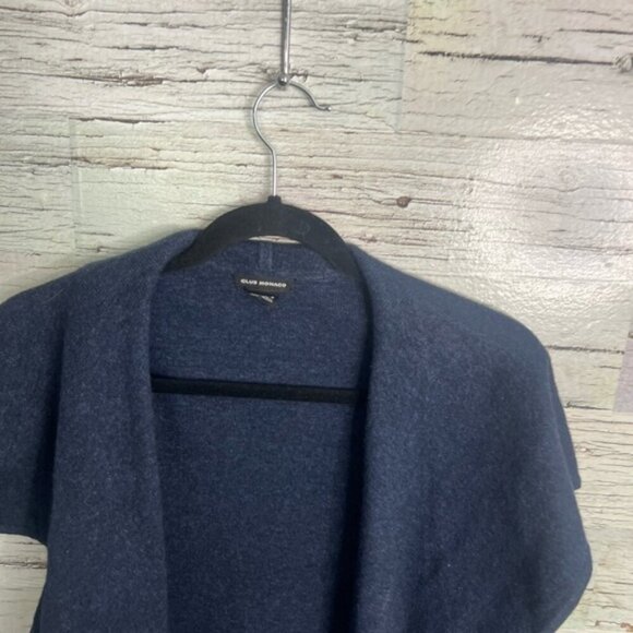 Club Monaco Navy Blue Vest Lambswool Size small - Picture 3 of 7